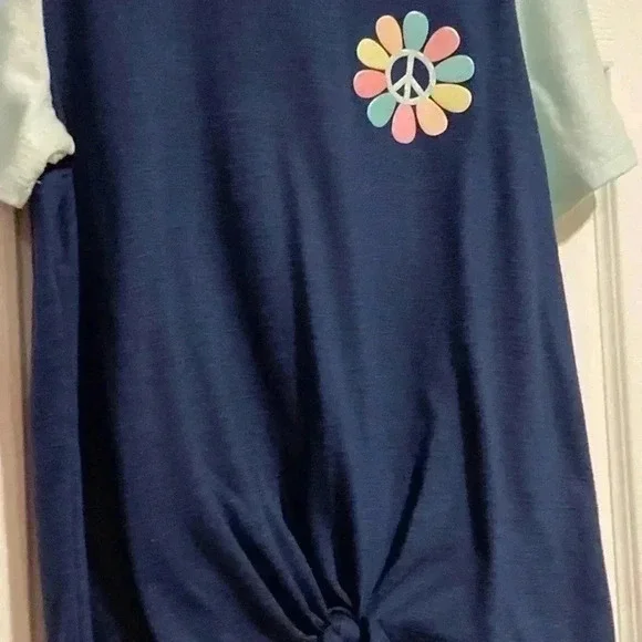 NWOT SO Girl’s Top Short-sleeve Blouse Sz. L 10-12 - Picture 4 of 5